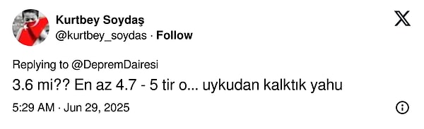Depremi hisseden bazı Ankaralı vatandaşların paylaşımları 👇
